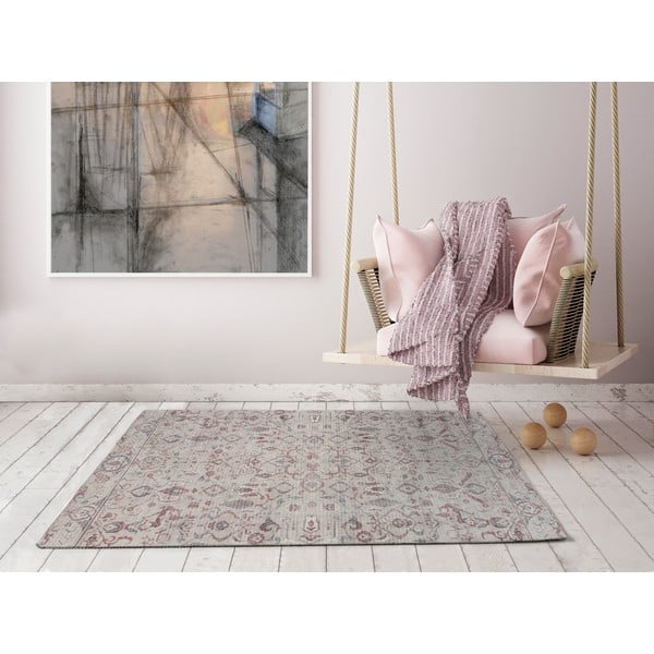 Crveno-krem tepih 120x170 cm Mandala - Universal-image-1