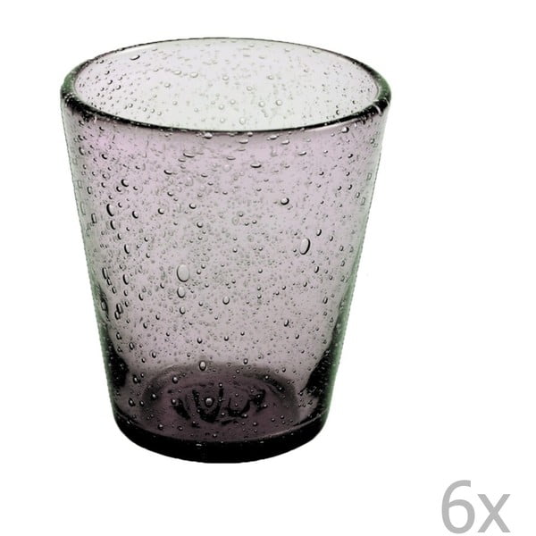 Set od 6 ljubičastih čaša VDE Tivoli 1996 Aqua, 330 ml