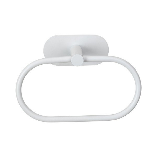 Bijeli samoljepljiv držač za ručnike od nehrđajućeg čelika Orea – Wenko