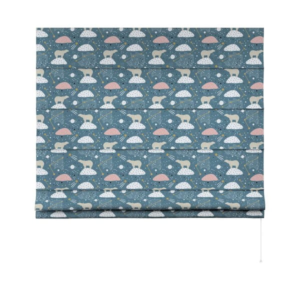 Plava dječja roleta 170x160 cm Magic - Yellow Tipi-image-3