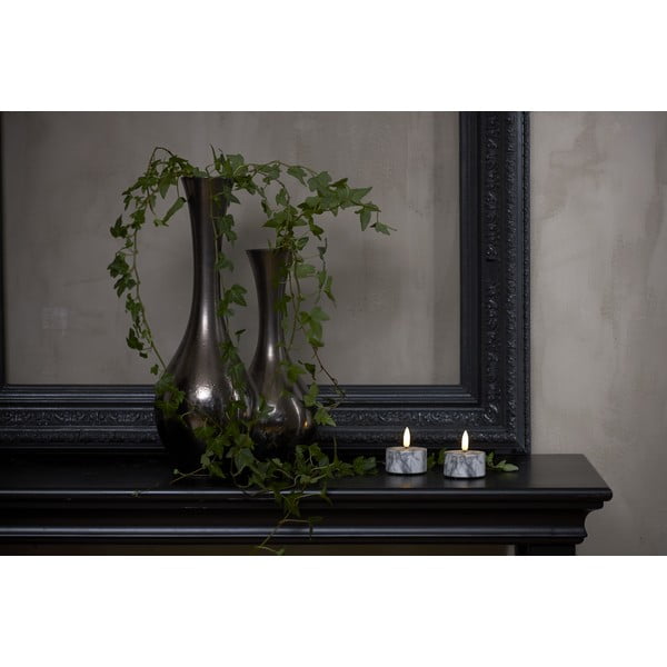 LED svijeće u setu 2 kom (visina 6 cm) Flamme Marble – Star Trading-image-4