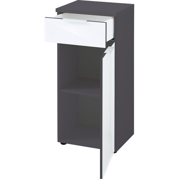Bijelo-sivi ormarić Germania Pescara, visina 86 cm-image-2