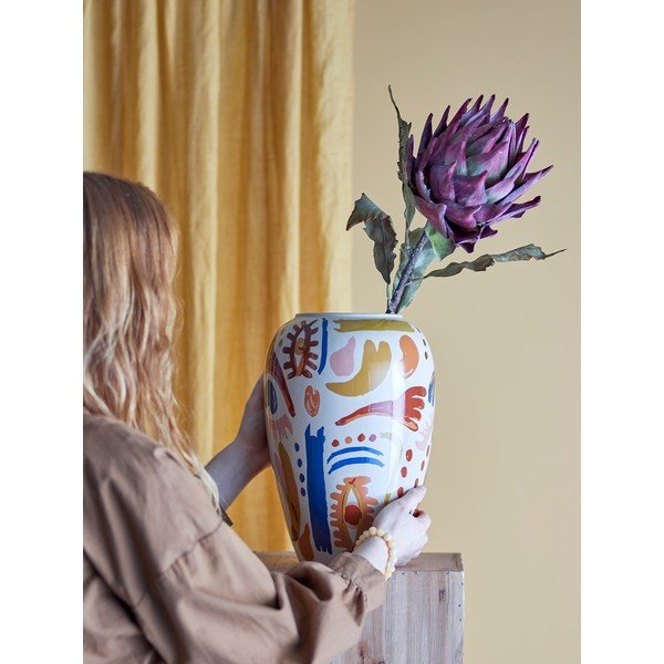 Vaza od kamenine (visina 32 cm) Horus – Bloomingville-image-1