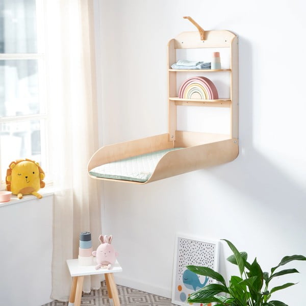 Viseći stol za presvlačenje u prirodnoj boji Roba style - Roba-image-4