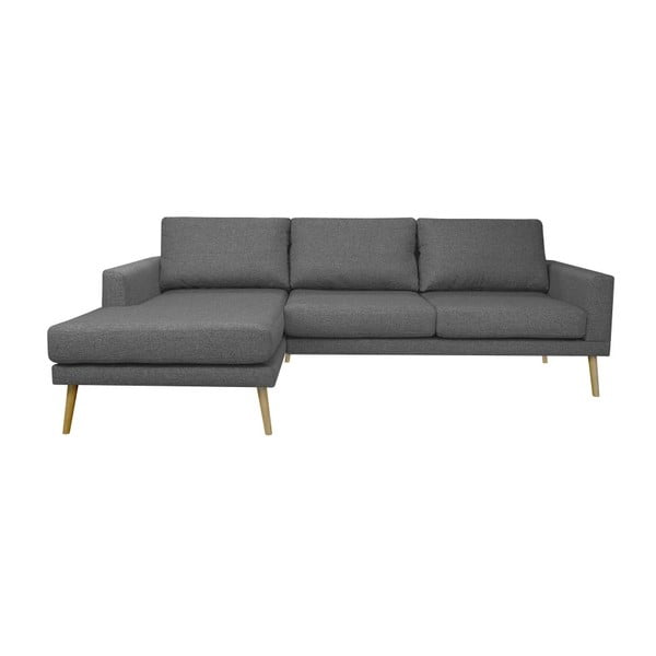 Tamno siva kutna sofa Windsor &amp; Co. Vega, lijevi kut