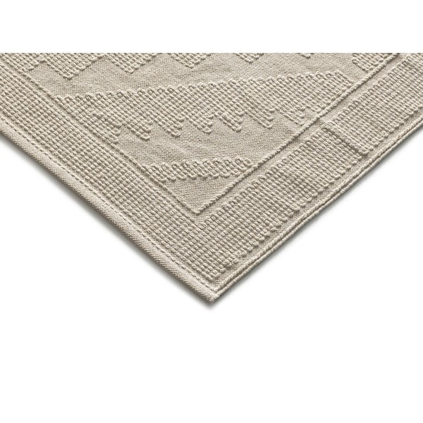 Krem periv/ručno rađen tepih od recikliranog pamuka 60x90 cm Pamuk – Universal-image-2