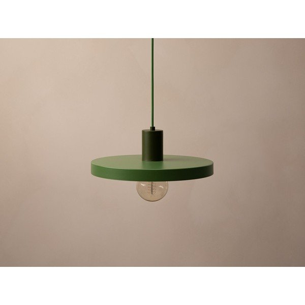 Zelena metalna viseća svjetiljka ø 30 cm Ori – Micadoni -image-3