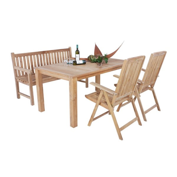 Vrtni stol od tikovine Garden Pleasure Solo-image-1