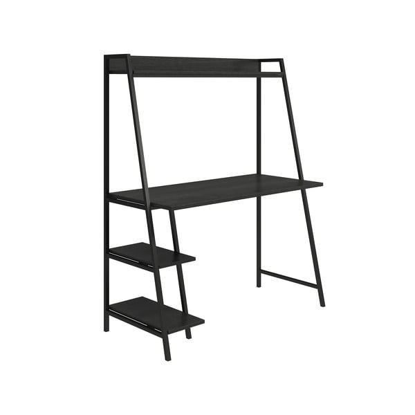 Zidni radni stol s pločom stola u dekoru hrasta 51x111 cm Bushwick – Novogratz-image-1