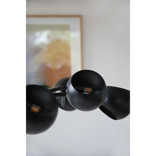 Crna viseća svjetiljka s metalnim sjenilom Edgar – Markslöjd-image-1