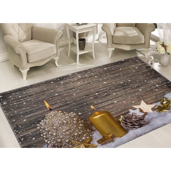 Tepih Vitaus Christmas Period Golden Rustic, 50 x 80 cm-image-1