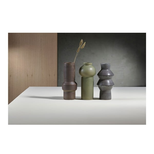 Tamnoplava zemljana vaza Villa Collection Rost, visina 30 cm-image-4