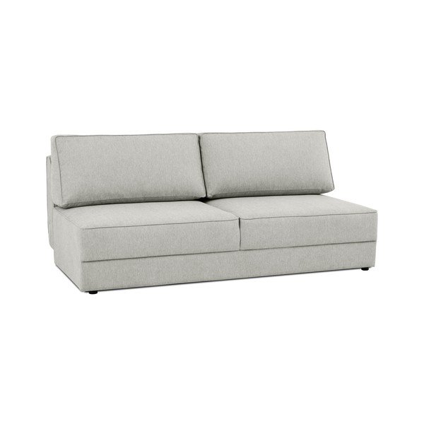 Svijetlo siva sklopiva/s prostorom za odlaganje sofa 202 cm Dora – Scandic-image-2