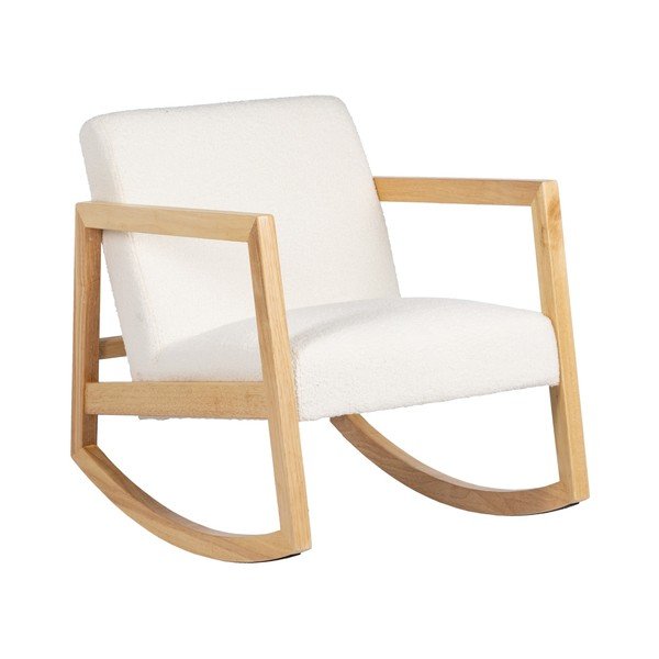 Bijela fotelja za ljuljanje – Ixia