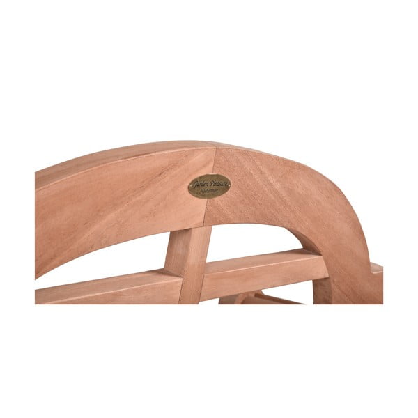 Vrtna klupa od masivnog drveta u prirodnoj boji Picadilli – Garden Pleasure-image-2