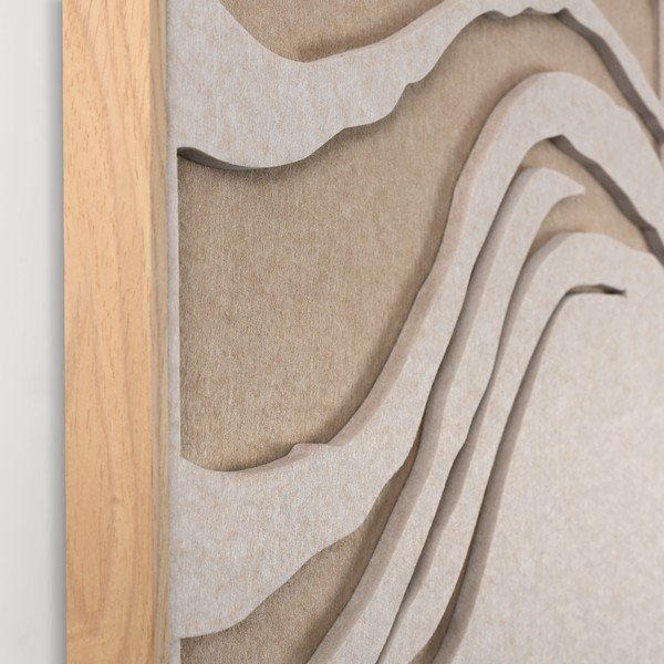 3D slika s okvirom/akustična 62x62 cm Sacred Silence 2 – Malerifabrikken-image-4