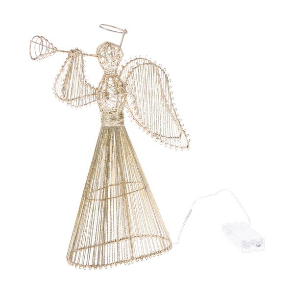 Svjetlosni ukras na baterije u zlatnoj boji Angel – Dakls