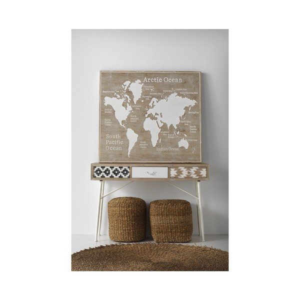 Smeđi tabure od trstike Seaweed – Geese-image-3