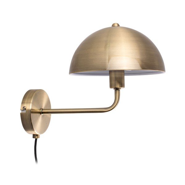Zidna lampa u zlatnoj boji Leitmotiv Bonnet, visina 25 cm-image-1