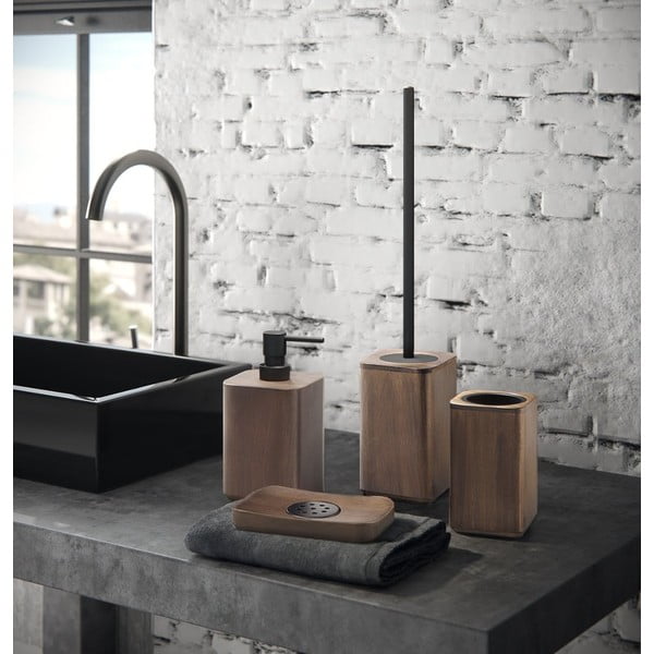 Smeđa posuda za sapun Gedy Dafne – Sapho-image-1