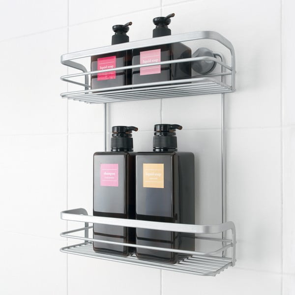 Zidni stalak s 2 kata Metaltex Viva, 26 x 30 cm-image-1