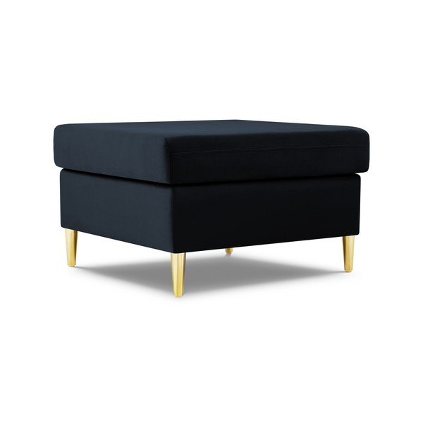 Tamno plavi baršunast tabure Kyoto – Cosmopolitan Design-image-1