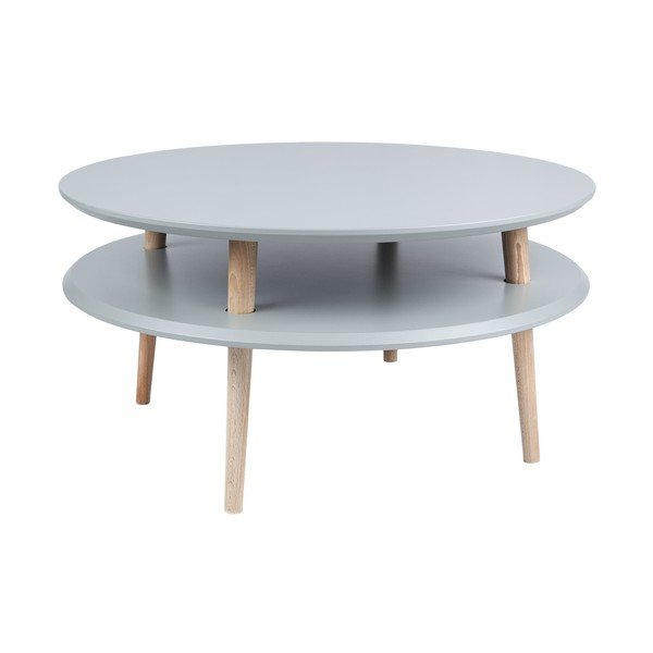 Tamnosivi stolić Ragaba UFO, Ø 70 cm
