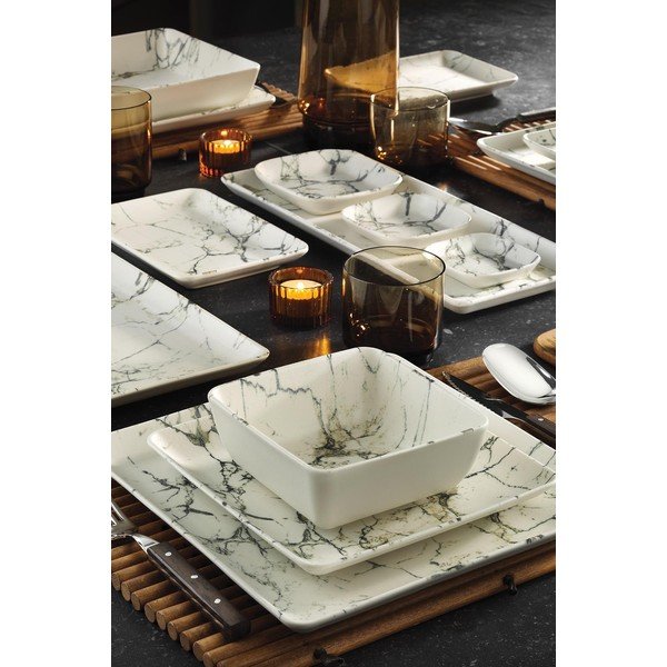 24-dijelni set porculanskog posuđa Kütahya Porselen Marble-image-1