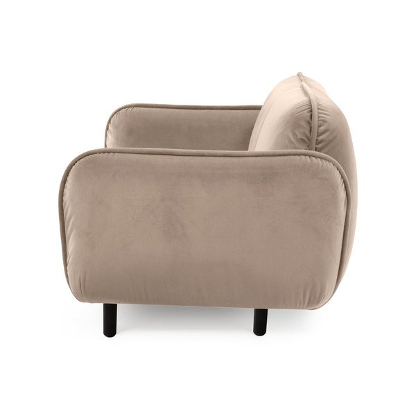 Bež baršunasti sofa 188 cm Bean – EMKO-image-3