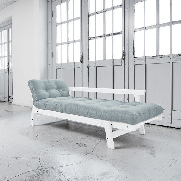 Sofa na razvlačenje Karup Step White / Sky Blue-image-2