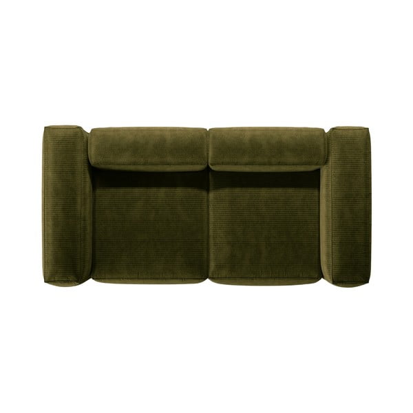 Zelena sofa od samta 224 cm Bergamo – Cosmopolitan Design-image-3