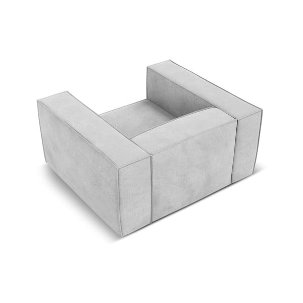 Svijetlo siva fotelja Madame - Windsor & Co Sofas-image-4