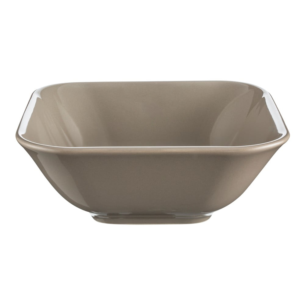 Sivo-smeđa zdjela za juhu Mason Cash Piazza, 16,4 x 16,4 cm