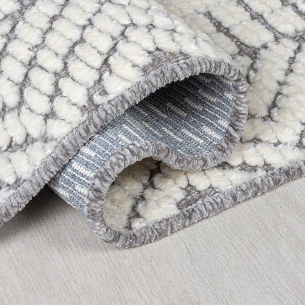 Siva perivia staza od šenila 60x240 cm Jaipur – Flair Rugs-image-2