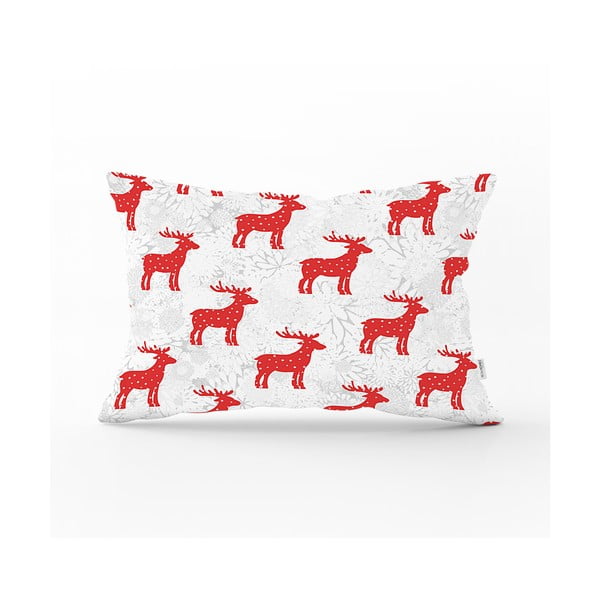Božićna jastučnica Minimalističke navlake za jastuke Santas Reindeer, 35 x 55 cm