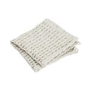 Bež pamučni ručnici u setu 2 kom vafle strukture 30x30 cm Caro – Blomus