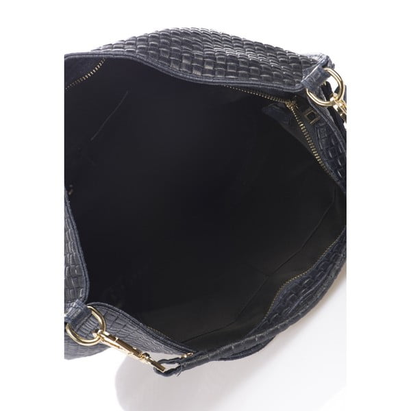 Tamnoplava kožna torba Giorgio Costa Violina-image-3