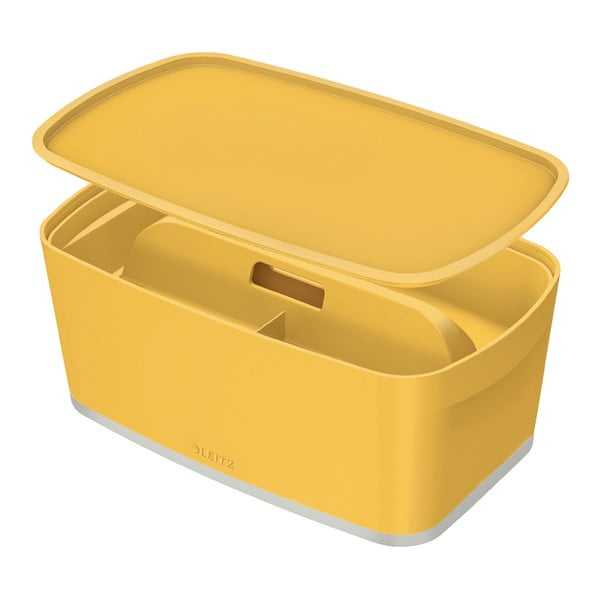 Žuta  kutija za pohranu s poklopcem MyBox – Leitz