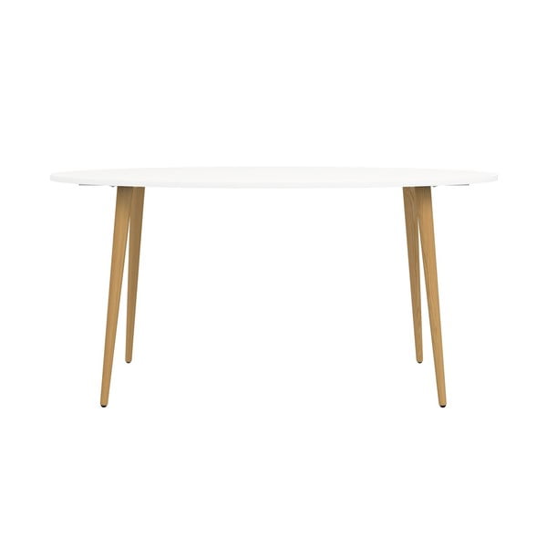 Blagovaonski stol s bijelom pločom 160x80 cm Oslo - Tvilum