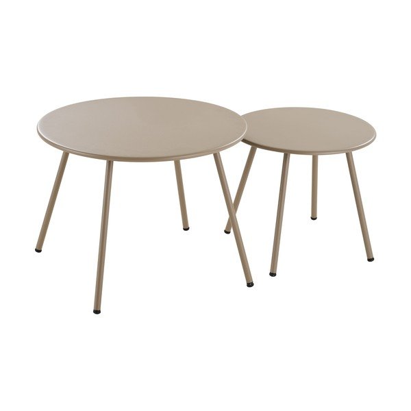 Bež podstavljena vrtna garnitura za 4 osobe Nilo – House Nordic-image-4