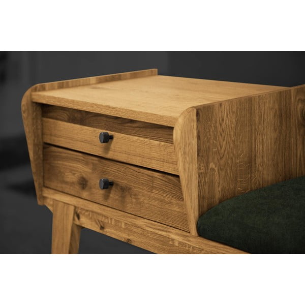 Ladica od hrastovine sa zelenim sjedalom Retro - The Beds-image-4