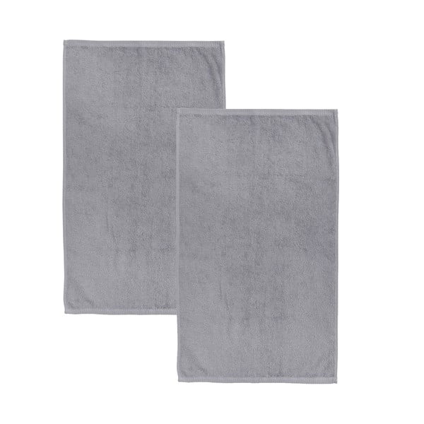 Sivi brzosušeći/od frotira pamučni ručnici u setu 2 kom 90x140 cm Quick Dry – Catherine Lansfield