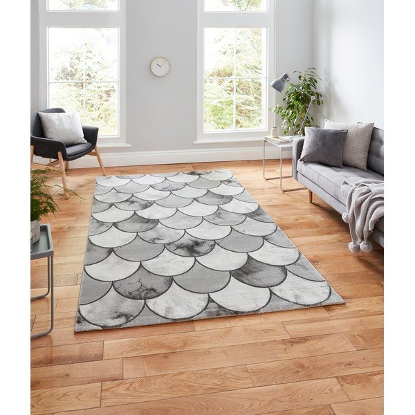 Sivo-srebrni tepih 170x120 cm Craft - Think Rugs-image-1