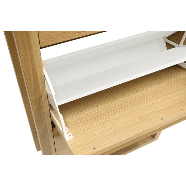 Preklopni ormarić za cipele u dekoru hrasta u prirodnoj boji NewEst – Woodman-image-3