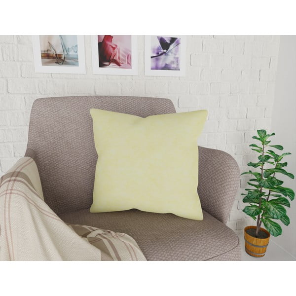 Žuta jastučnica s udjelom pamuka Vitaus, 42 x 42 cm-image-1