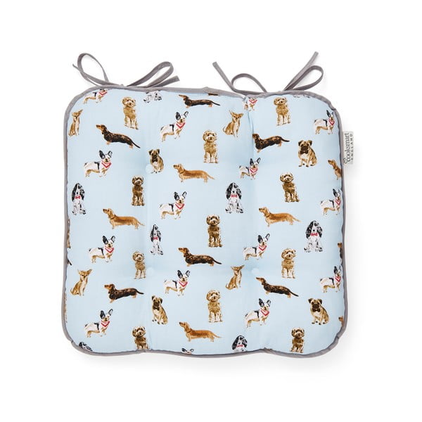 Pamučni jastuk Cooksmart ® Curious Dogs, 43 x 43 cm