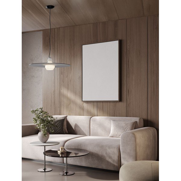 Mat crna željezna viseća svjetiljka ø 60 cm Lora – Nova Luce-image-1