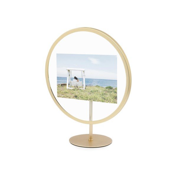 Samostojeći okvir u zlatnoj boji za fotografije dimenzija 10 x 15 cm Umbra Infinity-image-3