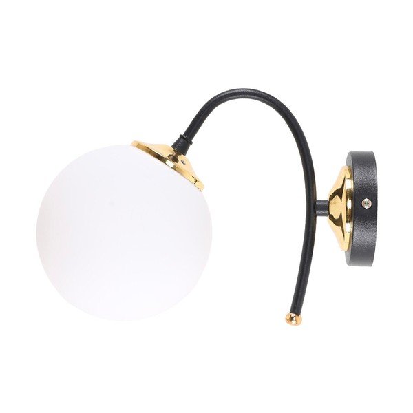 Bijela/crna zidna lampa ø 15 cm Yoyo – Squid Lighting