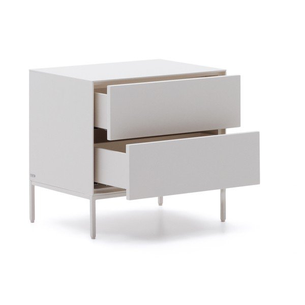 Bijeli noćni ormarić Vedrana – Kave Home-image-4
